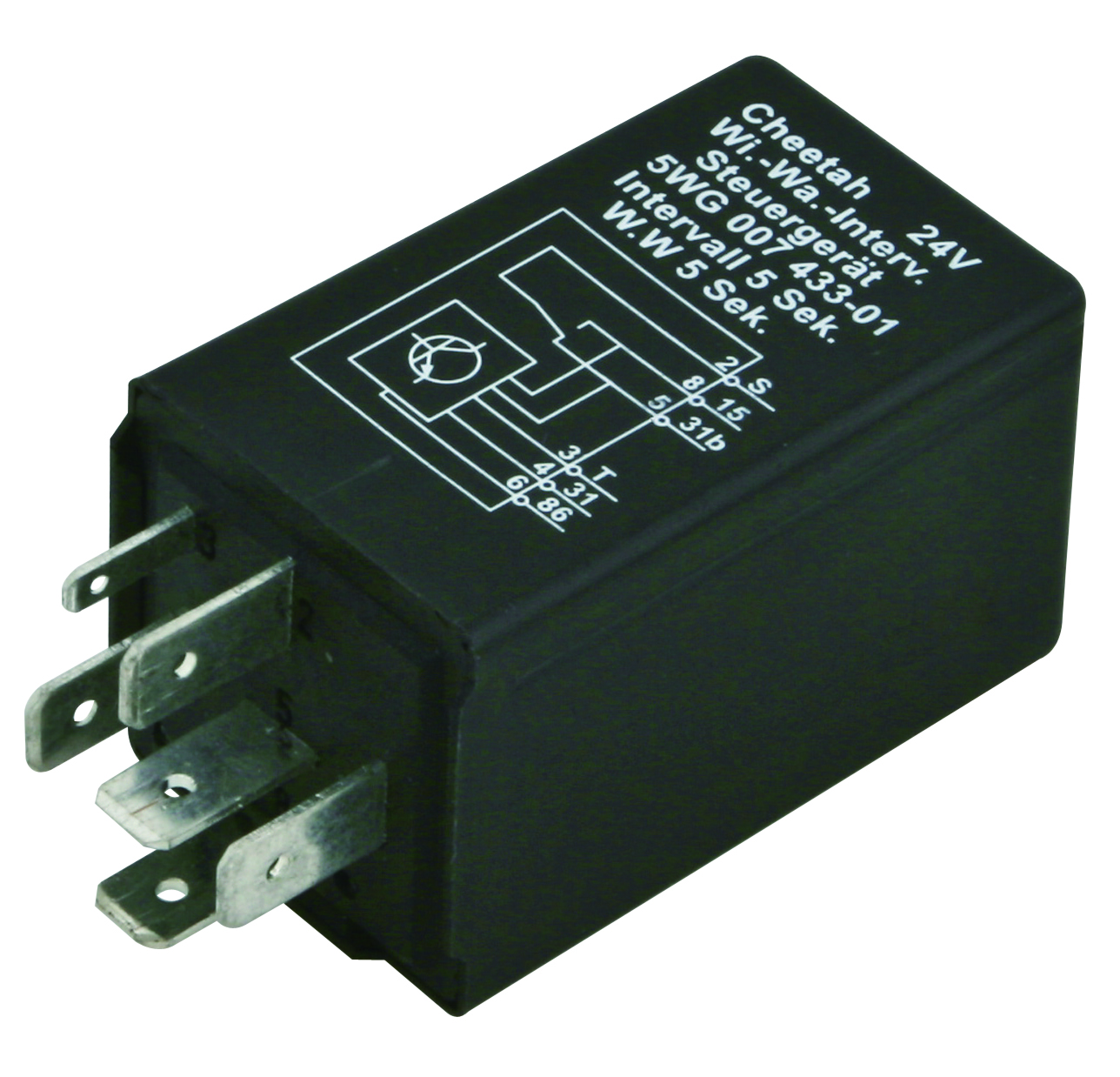 24V 6P  SCANIA 114  Wiper Relay  1335482 1741091 5WG00743301 1523612 1902328