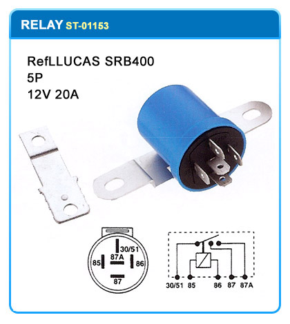 SRB400  5P  12V 20A