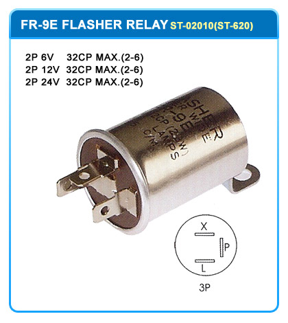 FR-9E  3P 6V 32CP MAX. (2-6)  3P 12V 32CP MAX. (2-6)  3P 24V 32CP MAX. (2-6)