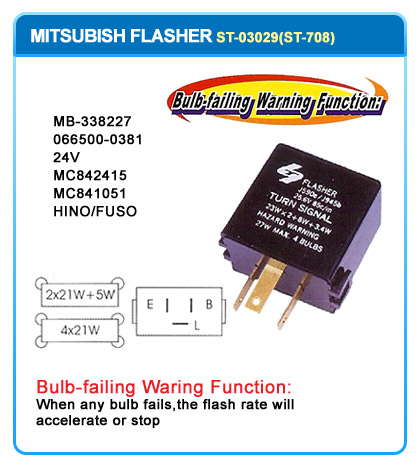 MB338227 0665000381 MC842415 MC841051 24V  HINO/FUSO