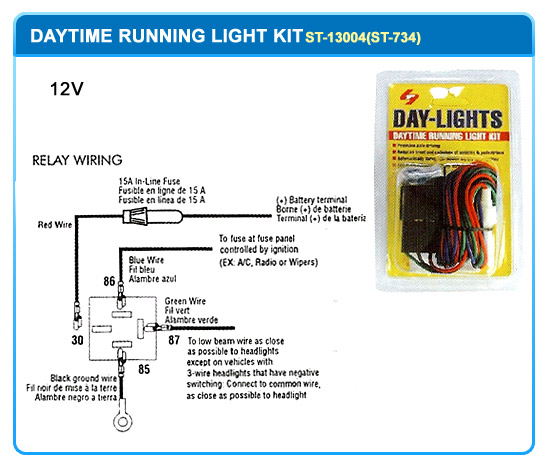 DAYTIME  RUNNING  LIGHT KIT  12V