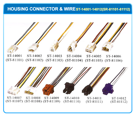 HOUSING CONNECTOR & WIRE