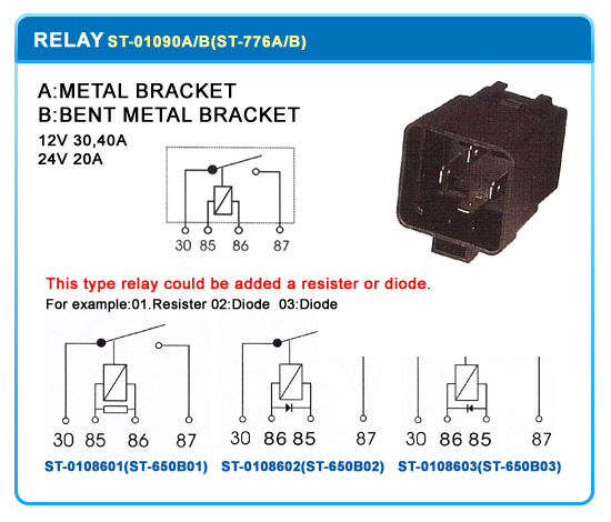 RELAY WITH SKIRTED COVER AND METAL BRACKET