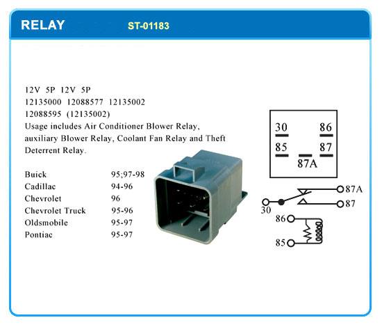 12V 5P 19265 20612 1642875 12077864 12077867 12088561 12088577 12135000 12135002 12135003 12135005 12135021 12135085 121