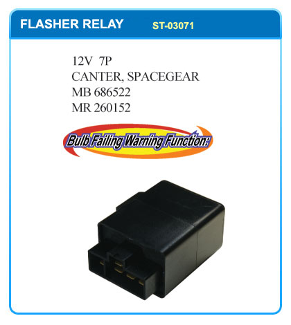 12V 7P  CANTER SPACEGEAR  MB686522  MR260152
