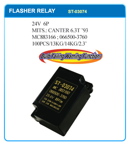 24V 6P  MITSUBISHI.:CANTER 6.3T 93  MC883166  0665003760